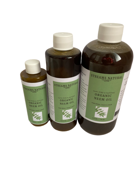 Organic Neem Oil- 100% Pure & Natural, Cold Pressed & Unrefined