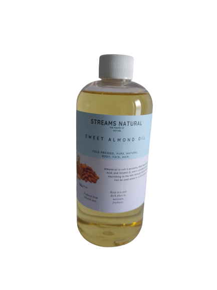 Sweet Almond Oil- 100% Pure & Natural, Cold Pressed & Unrefined