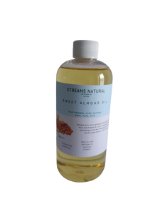 Sweet Almond Oil- 100% Pure & Natural, Cold Pressed & Unrefined